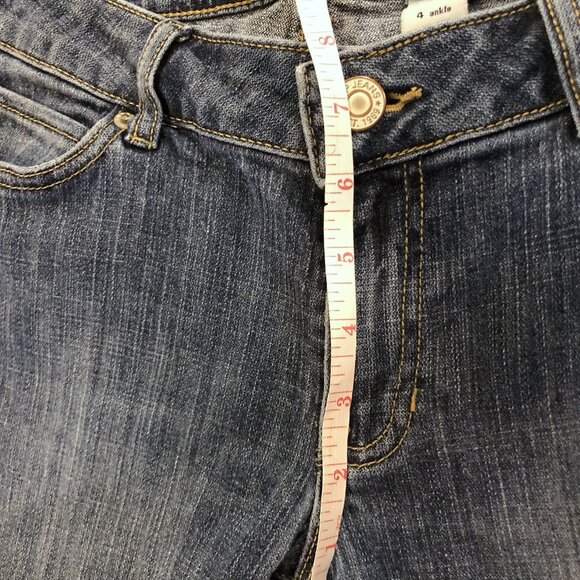 Gap Curvy Low Rise Stretch Jeans Size 4 Ankle Bootcut Medium Wash 5 Pockets - Picture 8 of 15